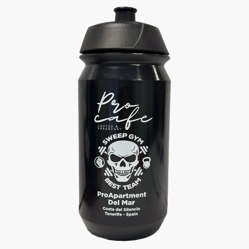Cyklistický bidon 500ml Sweepgym lebka a partneři