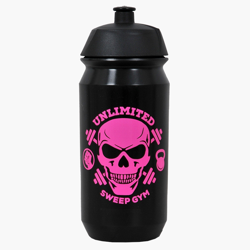 Cyklistický bidon 500ml černo růžový