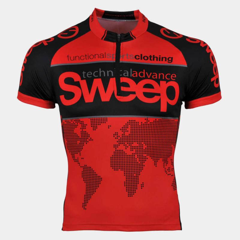 Cyklistický dres červený dětský