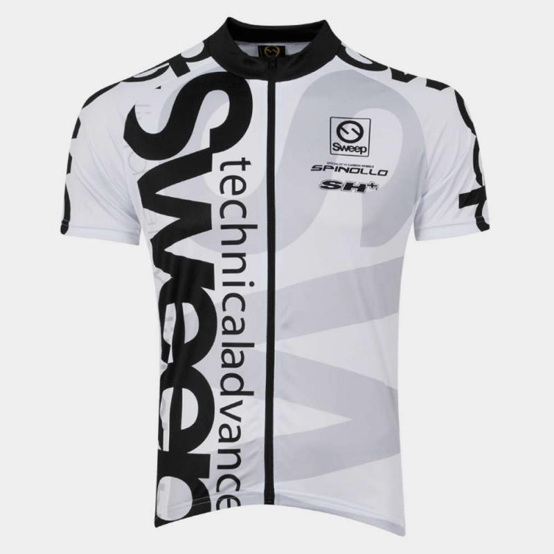 Cyklistický dres CLASIC CYKLO-D021 bílo/černý