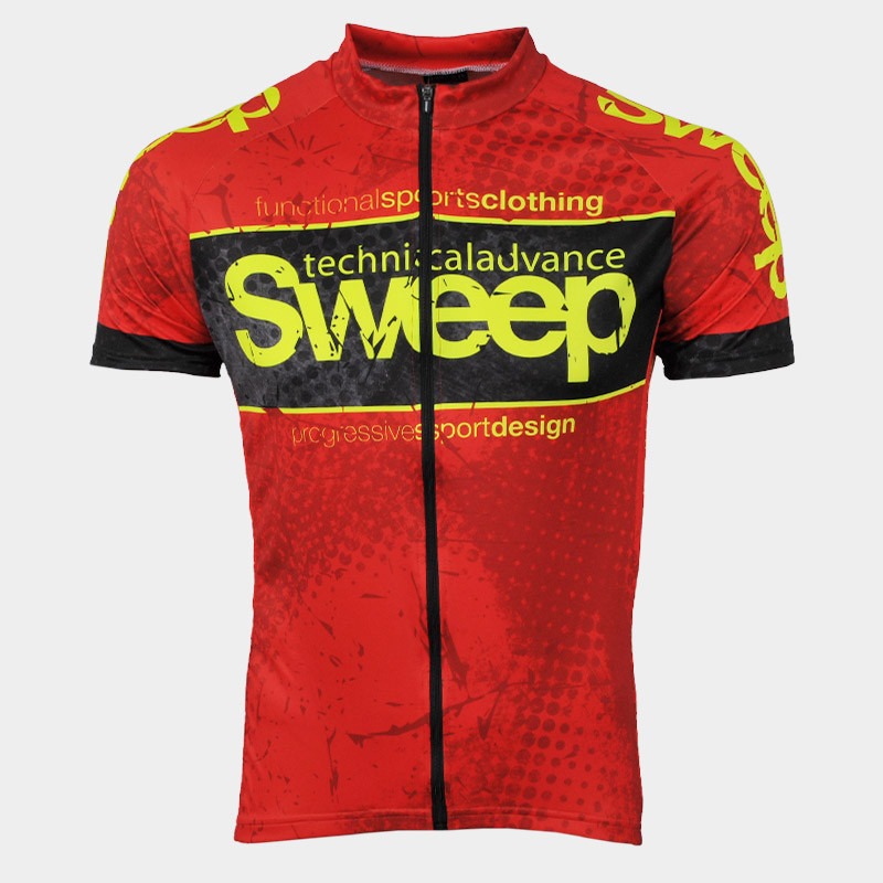 Cyklistický dres CLASIC CYKLO-D040 červený