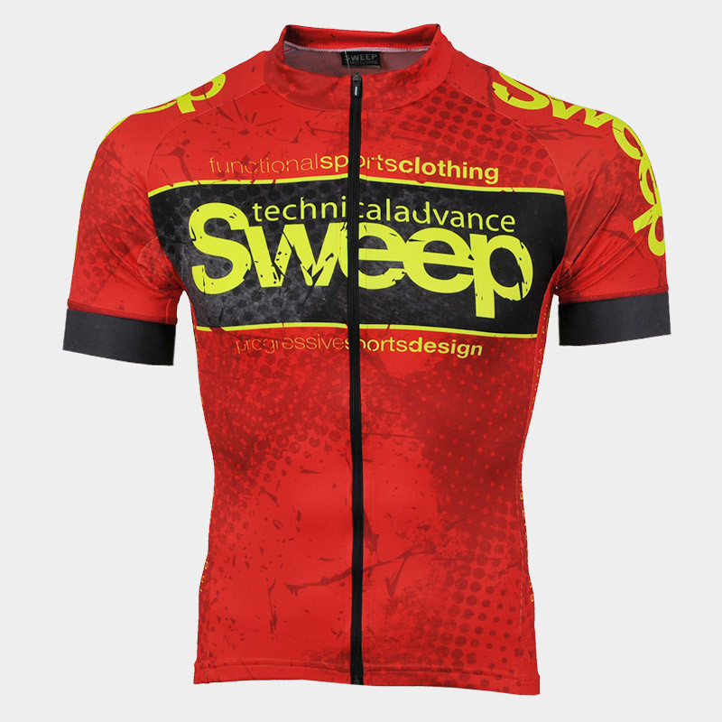 Cyklistický dres ELITE RACE CYKLO-D041 červený