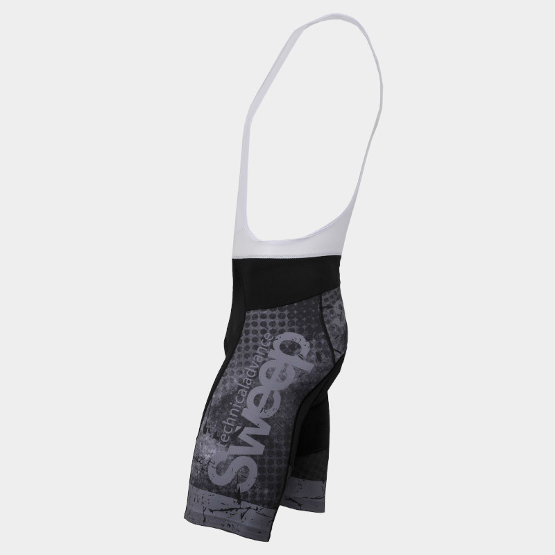Cyklistické kraťasy CYKLO-K019 černo/šedé