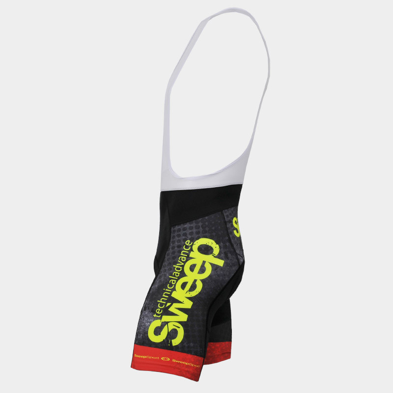 Cyklistické kraťasy CYKLO-K019 černo/červené