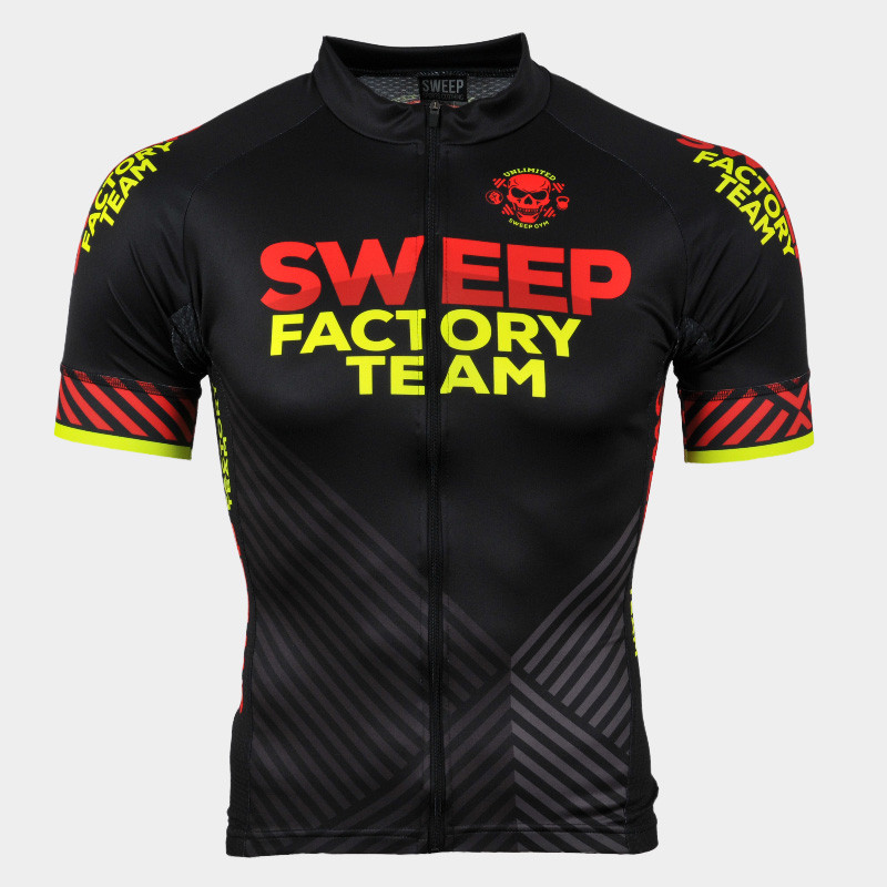 jungle rotary worship Sweep :: Cyklistický dres ELITE RACE CYKLO-D026 žlutý fluo/černý