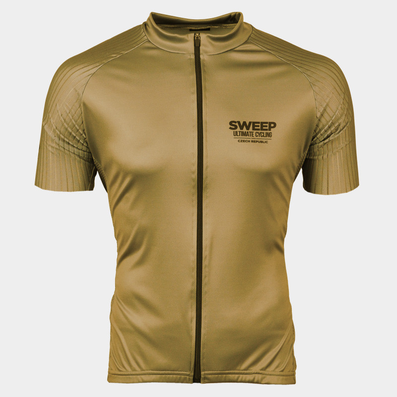 Cyklistický dres BASIC-PRO CYKLO-D072 Gold