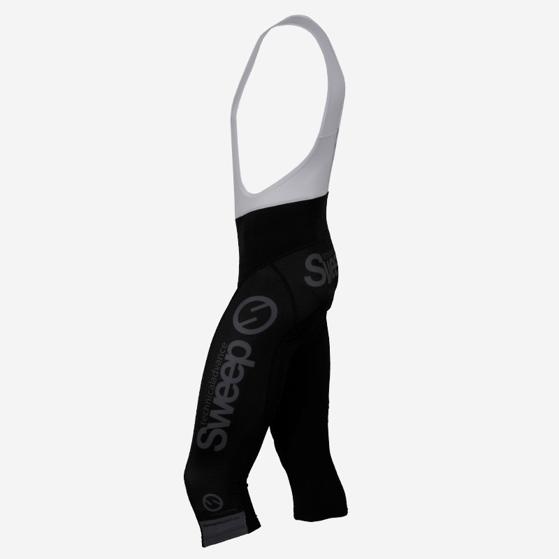 Cyklistické kraťasy 3/4 CYKLO-K015 černo/šedé