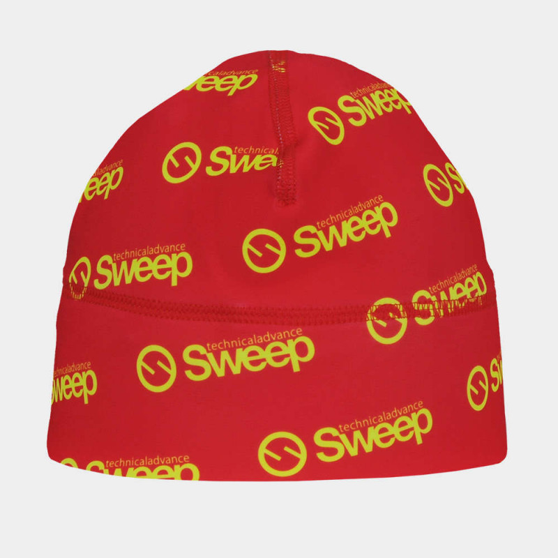 Čepice Sport červeno/žlutá fluo
