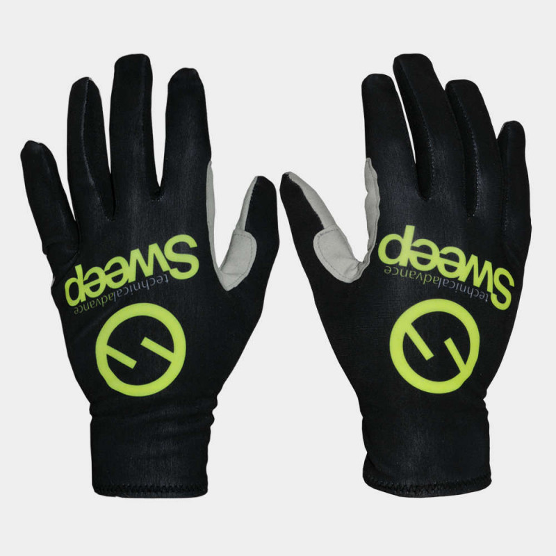 Cyklistické rukavice THERMO SWEEP SGL006 černo/žluté fluo