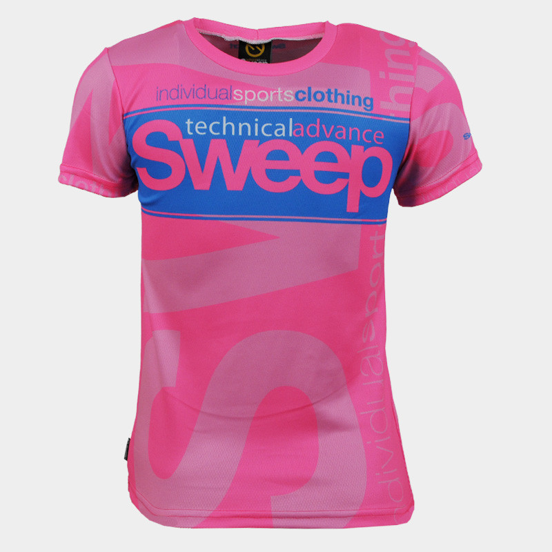 Triko dětské krátký rukáv SKTS002 růžové fluo