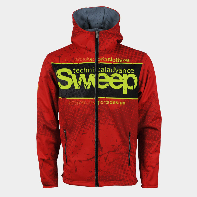 Softshellová bunda SWEEP SMJT023 červená