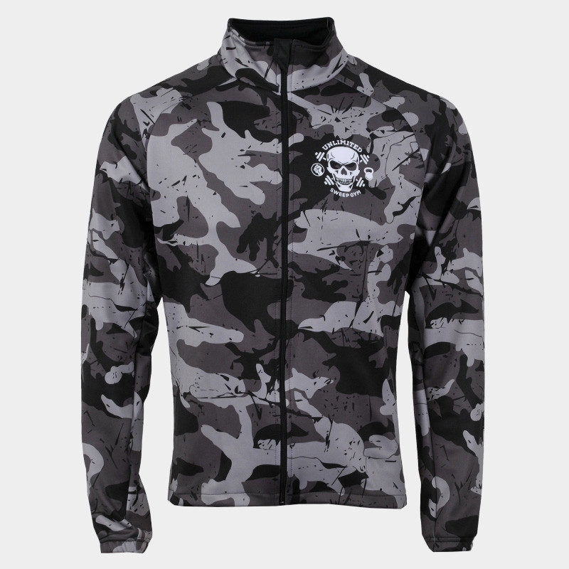 Pánská BUNDA SMJT029 šedý maskáč