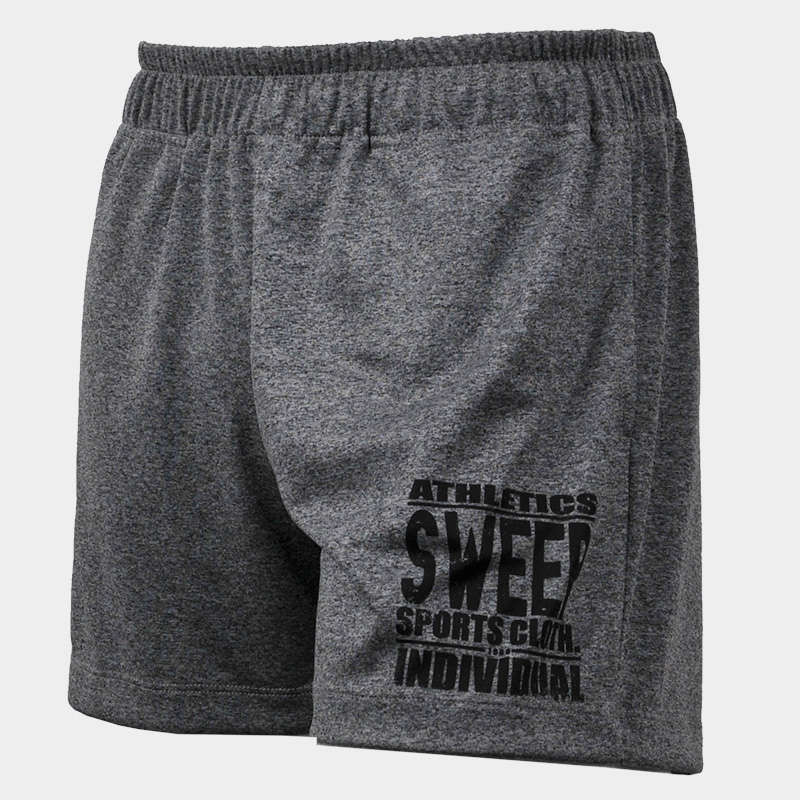 Sportovní pánské kraťasy SMPT023 šedý melír