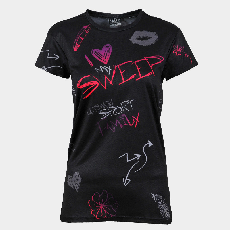Triko krátký rukáv SWTS191 grafity ombre