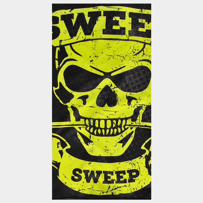 Tubus SWEEP STP004 černo/žlutá fluo