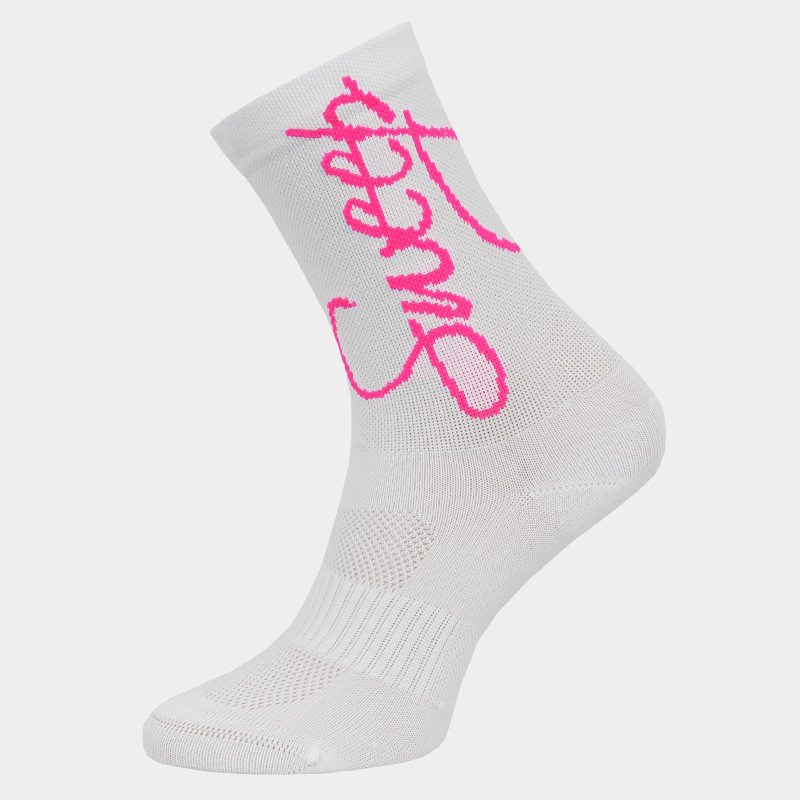 Ponožky SWEEP49 socks bílo/růžové fluo