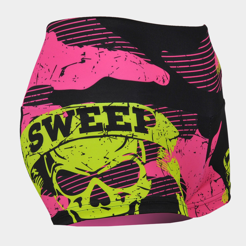 Legíny ultra krátké SWPT056 šedý maskáč SKULL