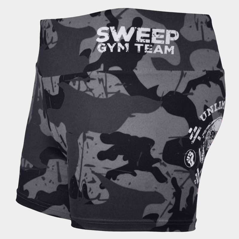 Legíny ultra krátké SWPT096 maskáč šedý