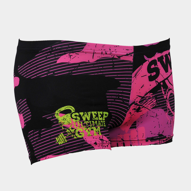 Dámské kalhotky SWT003 šedo/růžový maskáč