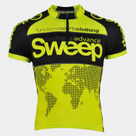 Cyklistický dres žlutý fluo dětský