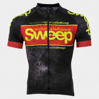 Cyklistický dres ELITE RACE CYKLO-D041 černo/červený