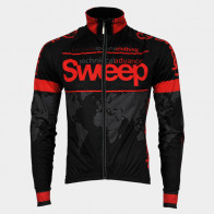 Cyklistická bunda NoWind CYKLO-J009 slabá černo/červená