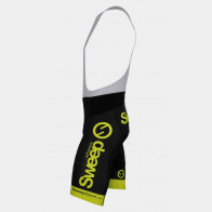 Cyklistické kraťasy CYKLO-K009A černo/žluté fluo