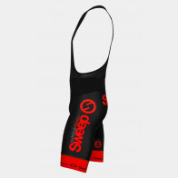Cyklistické kraťasy ELITE CYKLO-K011A černo/červené