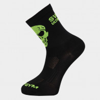 Ponožky běžecké SWEEP41 černé/fluo žluté