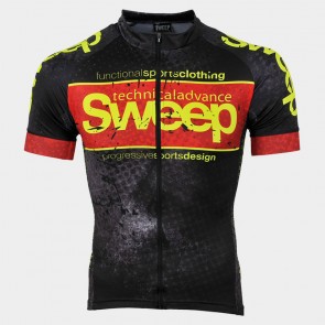 Cyklistický dres ELITE RACE CYKLO-D041 černo/červený