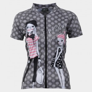 Dámský cyklistický dres CLASIC CYKLO-D052 comix holky