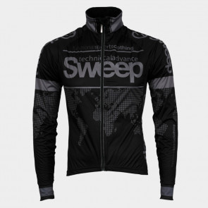 Cyklistická bunda NoWind CYKLO-J009 slabá černo/šedá