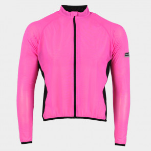 Cyklistická pláštěnka CYKLO-J015 Růžová fluo