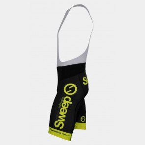 Cyklistické kraťasy CYKLO-K009A černo/žluté fluo