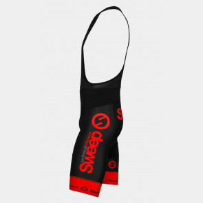 Cyklistické kraťasy ELITE CYKLO-K011A černo/červené