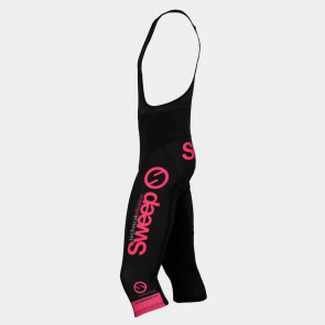 Cyklistické kraťasy 3/4 CYKLO-K015 černo/růžové
