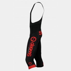 Cyklistické kraťasy 3/4 CYKLO-K015 černo/červené