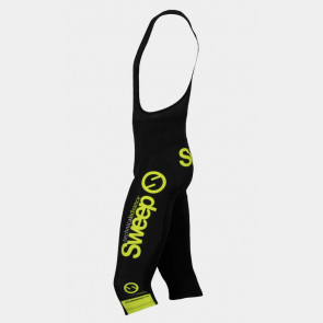 Cyklistické kraťasy 3/4 CYKLO-K015 černo/žluté fluo
