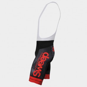 Cyklistické kraťasy CYKLO-K023 černo/červené