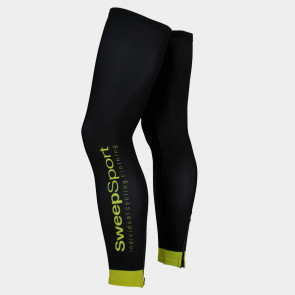 Cyklistické návleky na nohy CYKLO-N008B černo/žluté fluo