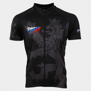 Cyklistický dres CLASIC CYKLO-D055 černý CZECH