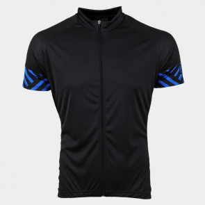 Cyklistický dres CLASIC CYKLO-D062 černo modrý