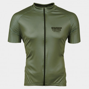 Cyklistický dres BASIC-PRO CYKLO-D072 Khaki