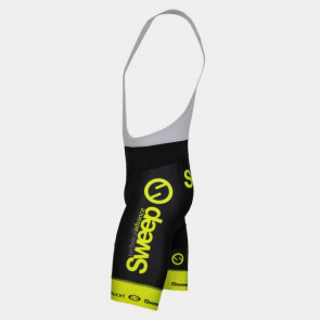 Cyklistické kraťasy ELITE CYKLO-K011A černo/žluté fluo