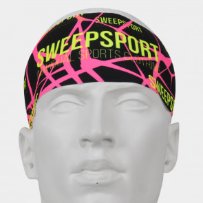 Čelenka SWEEP SPORT SCP054 černo/růžová fluo
