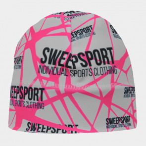 Čepice Sport SCP064 bílo/růžová fluo/černá loga