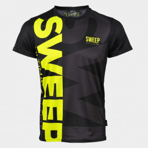 Triko krátký rukáv SMTS108 černo/žluté fluo