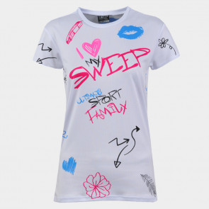Triko krátký rukáv SWTS191 grafity bílé