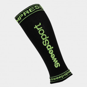 Kompresní návlek na nohu SWEEP33 černo/žlutý fluo