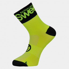 Ponožky SWEEP26 žlutá fluo/černé